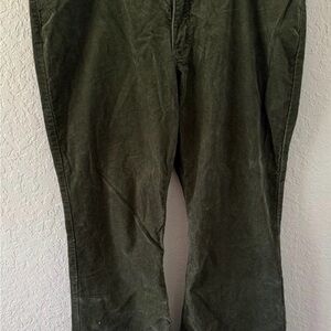 Wrangler Dark Green Flare Jeans